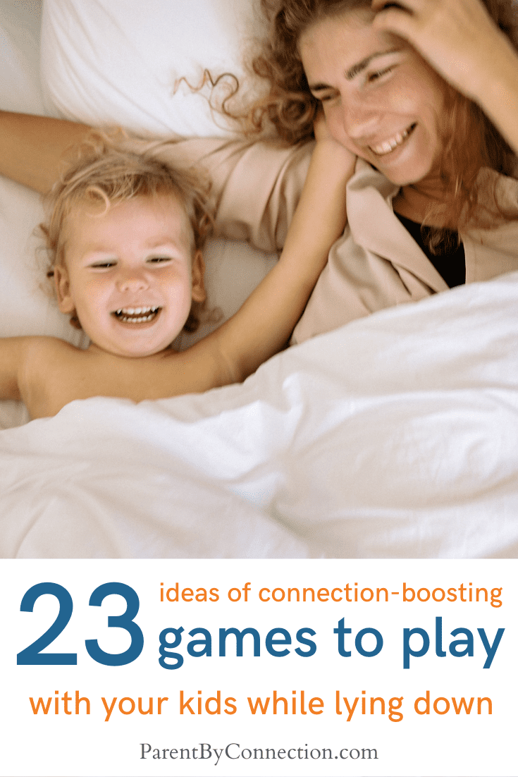23 games to play with children while lying down